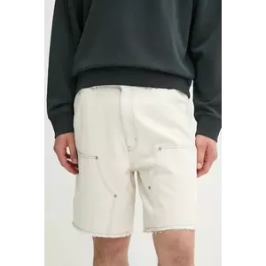 MM6 Maison Margiela pantaloni scurți jeans culoarea bej, SH2MU0012 imagine