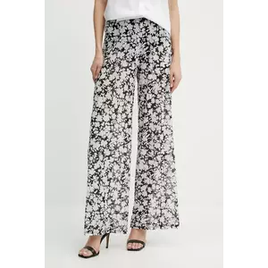 MICHAEL Michael Kors pantaloni culoarea negru, drept, high waist, MM55128 imagine