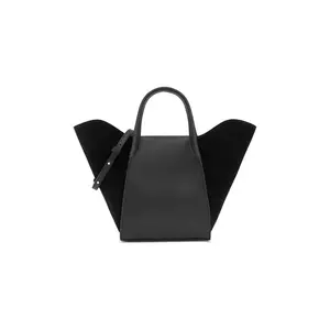 Tous poșetă de piele TULIP culoarea negru, 2002301551 imagine