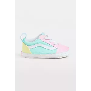 Vans pantofi pentru bebelusi Old Skool Crib culoarea turcoaz, VN000CS5ZQP1 imagine