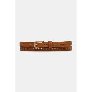 Levi's curea de piele culoarea maro, 002G6-0001 imagine