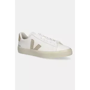 Veja sneakers din piele Campo barbati, culoarea alb, CP0502920B imagine