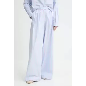 Won Hundred pantaloni de bumbac lat, high waist, 3490-14268 imagine