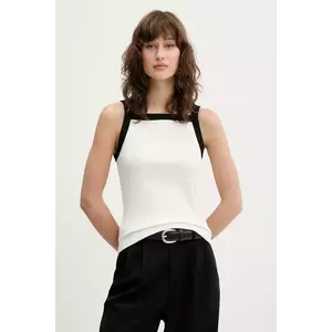 Abercrombie & Fitch top culoarea alb, KI139-5318 imagine