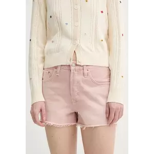 Levi's pantaloni scurti jeans neted, high waist imagine