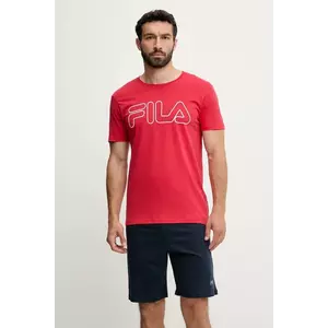 Fila pijamale de bumbac cu imprimeu, FPS1191 imagine