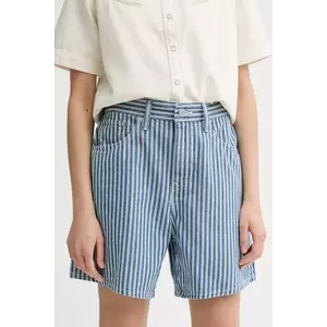 Levi's pantaloni scurți jeans HIGH BAGGY SHORT neted, high waist, A9311 imagine