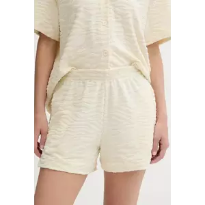 MC2 Saint Barth pantaloni scurți din bumbac cu imprimeu, high waist, MEA002 imagine