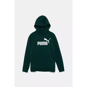 Puma bluza copii ESS No. 1 Logo Hoodie TR culoarea verde, cu glugă, cu imprimeu, 684909 imagine