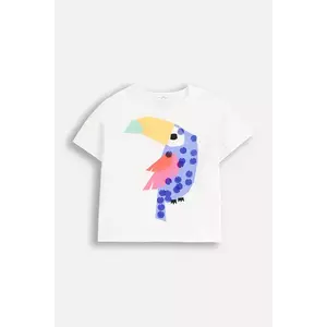 Coccodrillo tricou copii culoarea alb, TROPICAL STORY GIRL KIDS imagine