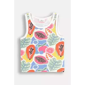 Coccodrillo tricou copii culoarea alb, TROPICAL STORY GIRL JUNIOR imagine