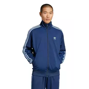 adidas Originals bluză Firebird Tracktop bărbați, culoarea bleumarin, cu imprimeu, JP2544 imagine