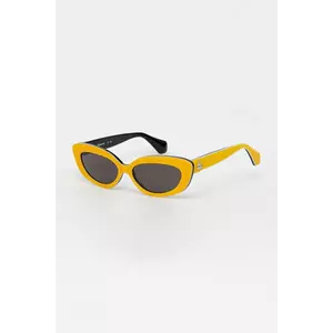 Vivienne Westwood ochelari de soare Leicester culoarea galben, VW5098 imagine