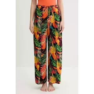 Desigual pantaloni de plaja BAHAMAS PANT culoarea negru, 25SWMW01 imagine