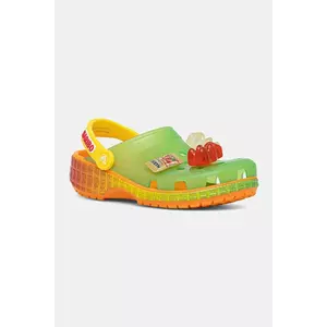 Crocs papuci Classic Haribo Clog culoarea verde, 210896 imagine