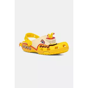 Crocs papuci Classic Beatles Yellow Sb Clog culoarea galben, 210893-90H imagine