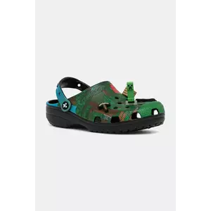 Crocs papuci Classic Minecraft Clog culoarea verde, 210829-90H imagine