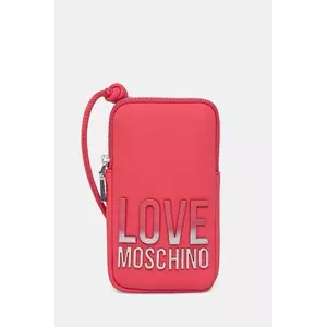 Love Moschino carcasă de telefon culoarea roz, JC5729PP0MKD0615 imagine