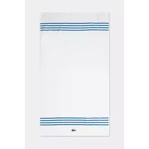 Lacoste prosop din bumbac LCOURTLI Aerien 90 x 150 cm culoarea alb imagine