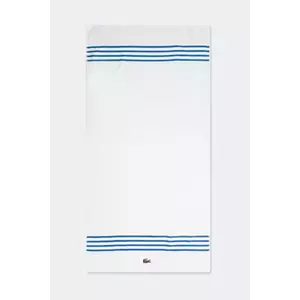 Lacoste prosop din bumbac LCOURTLI Aerien 70 x 140 cm culoarea alb imagine