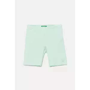United Colors of Benetton pantaloni scurți copii culoarea verde, uni, 3MT1G900R imagine