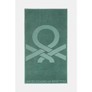United Colors of Benetton prosop din bumbac culoarea verde, 6H832801A imagine