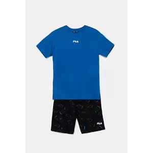 Fila pijamale de bumbac pentru copii cu imprimeu, FPS7001 imagine