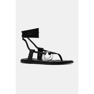 Alohas sandale de piele Morosia culoarea negru, S100785-01 imagine