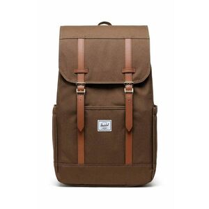 Herschel rucsac Retreat Backpack culoarea maro, mare, neted imagine