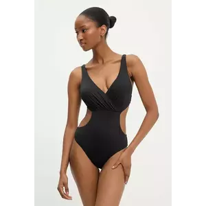 Answear Lab costum de baie dintr-o bucată culoarea negru, cupa usor rigidizata imagine