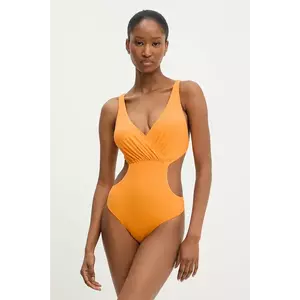 Answear Lab costum de baie dintr-o bucată culoarea portocaliu, cupa usor rigidizata imagine