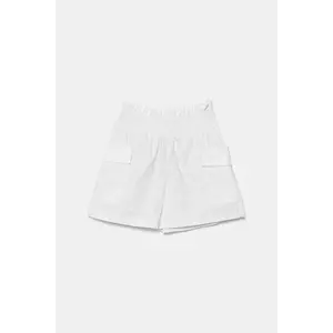 United Colors of Benetton pantaloni scurți copii culoarea alb, neted, 4L2VC903S imagine