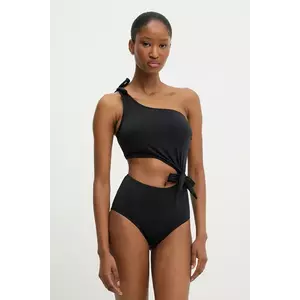 Answear Lab costum de baie dintr-o bucată culoarea negru, cupa usor rigidizata imagine