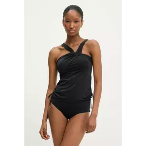 Answear Lab costum de baie din două piese culoarea negru, cupa usor rigidizata imagine