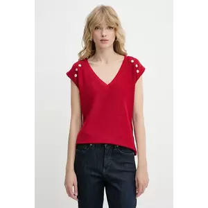Morgan tricou culoarea rosu, DILI imagine