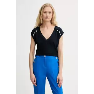 Morgan tricou culoarea bleumarin, DILI imagine