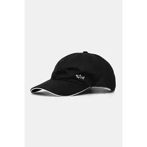 Paul&Shark șapcă de baseball din bumbac culoarea negru, neted, 25417115 imagine