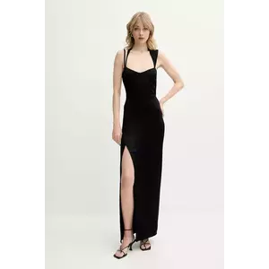 IRO rochie culoarea negru, maxi, mulata, WM33RUINA imagine