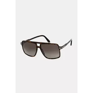 Tom Ford ochelari de soare Kemp culoarea maro, FT1177_5952B imagine