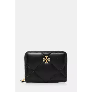 Tory Burch portofel de piele Kira Diamond Quilt culoarea negru, 159791-001 imagine