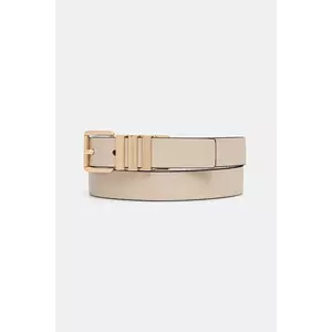 MICHAEL Michael Kors curea cu două fețe culoarea bej, 559179 imagine