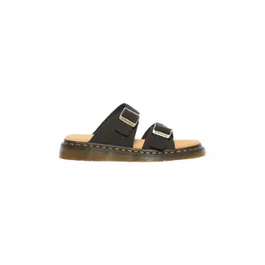 Dr. Martens papuci din piele Josef culoarea negru, DM41082001 imagine