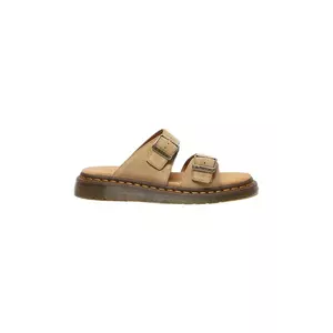 Dr. Martens papuci din piele Josef culoarea bej, DM41083200 imagine