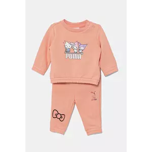 Puma trening copii HELLO KITTY & FRIENDS MINICATS Crew Set TR culoarea portocaliu, 630065 imagine