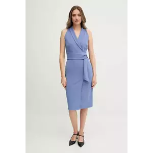 Sandro Ferrone rochie midi, mulata, S18XBESAY imagine