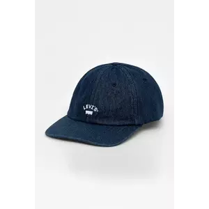 Levi's șapcă de baseball din bumbac culoarea bleumarin, cu imprimeu, 000AG-0003 imagine