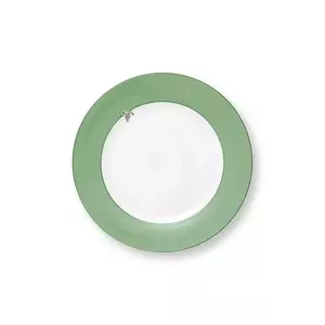 Pip Studio farfurie culoarea verde imagine