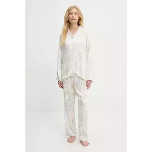 Answear Lab pijama culoarea bej imagine