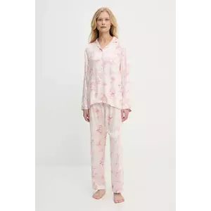 Answear Lab pijama culoarea roz imagine