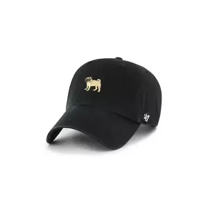 47 brand șapcă de baseball din bumbac Dog Base Runner Icon culoarea negru, uni, XX-BSRIC1411GWS-BKH imagine